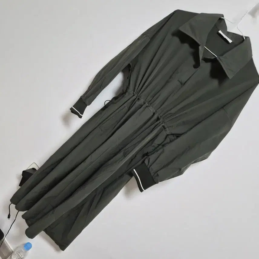 [BUNJANG] REMAIN VALOUR Long Shirt Dress Khaki / REMAIN VALOUR 롱 셔츠 원피스 카키