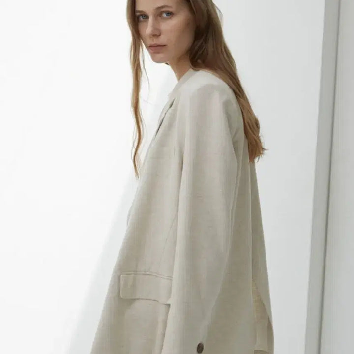 [BUNJANG] Mommet Linen Jacket Black / 모멧 린넨 자켓 (블랙)