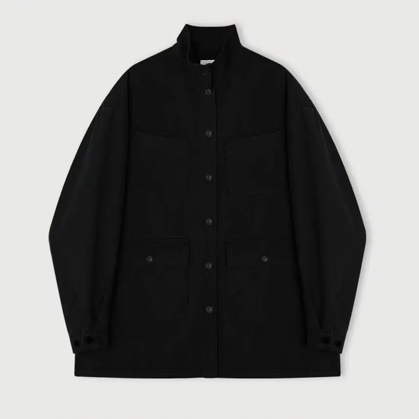 [SOLD OUT] 새상품) 에토스 하이넥 데님 자켓 블랙 DENIM JACKET