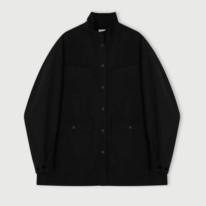 [SOLD OUT] 새상품) 에토스 하이넥 데님 자켓 블랙 DENIM JACKET