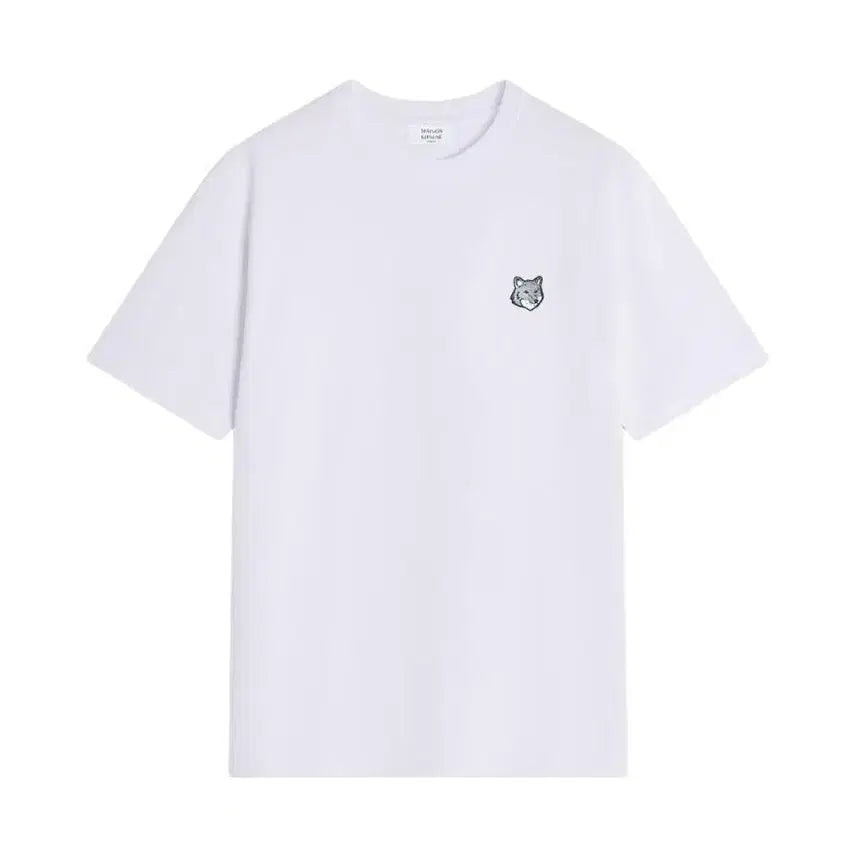 [BUNJANG] Maison Kitsune Gray Fox Short Sleeve T-shirt / 메종키츠네 그레이폭스 반팔티 화이트/블랙 정품 새상품 S~XL