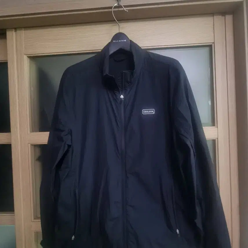 [BUNJANG] COOldog Black Windbreaker Jacket 100 / 쿨독 COOldog 블랙 바람막이 100