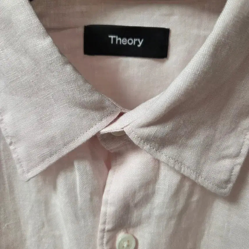 [BUNJANG] Theory Irving Linen Shirt Pale Pink / 띠어리 Theory 어빙 린넨셔츠 페일 핑크