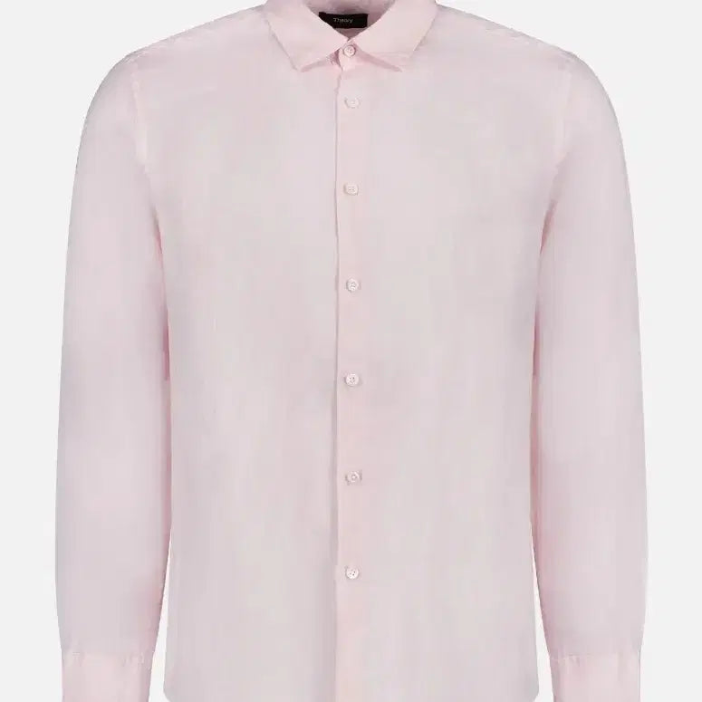 [BUNJANG] Theory Irving Linen Shirt Pale Pink / 띠어리 Theory 어빙 린넨셔츠 페일 핑크
