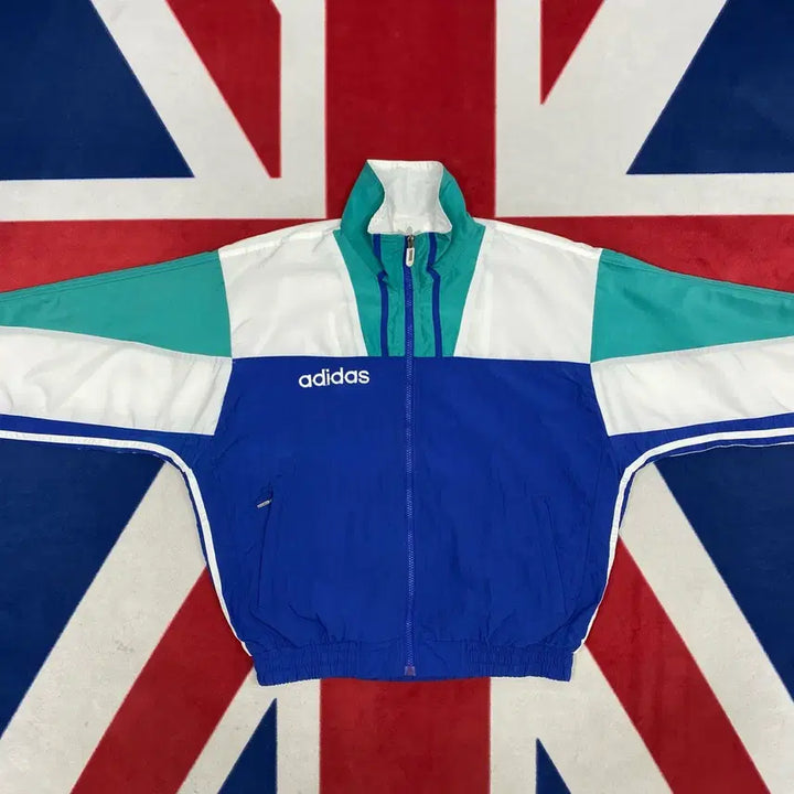 [BUNJANG] Adidas Old School Windbreaker Jacket / 아디다스 올드스쿨 바람막이 95 실측 L