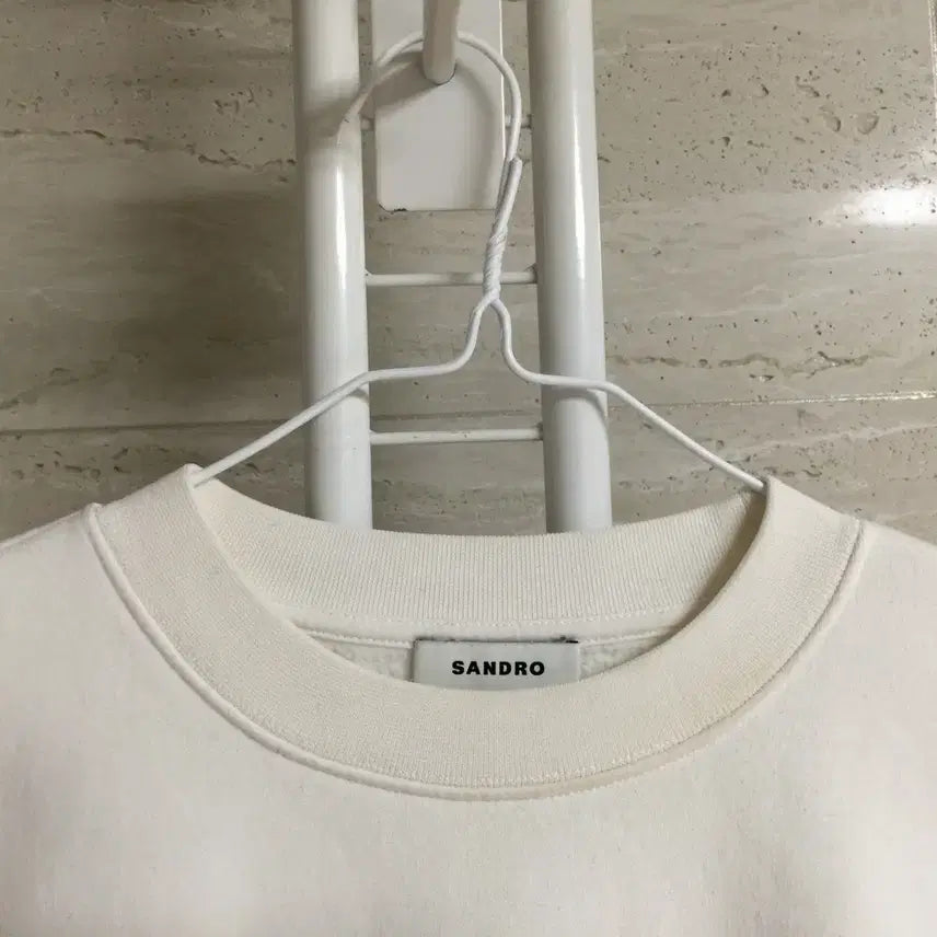 [BUNJANG] Sandro Lettering Sweatshirt T-Shirt / SANDRO 산드로 레터링 맨투맨 티셔츠 55