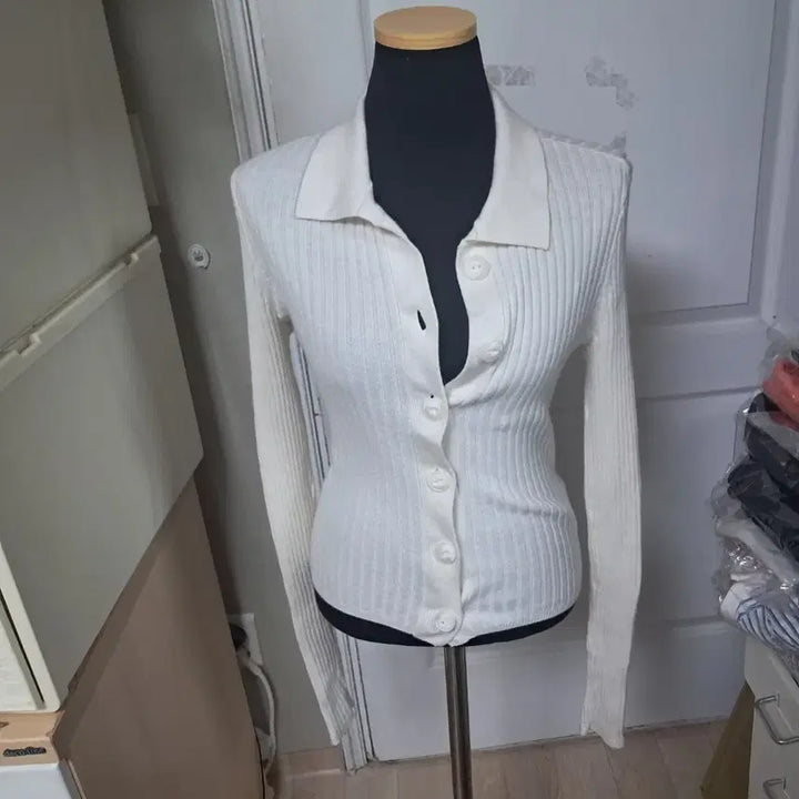 [BUNJANG] Rag &amp; Bone Cashmere Blend Ribbed Cardigan / 랙앤본 골지 캐시미어+면 가디건 S(21년제품)