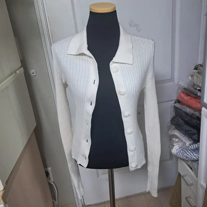 [BUNJANG] Rag &amp; Bone Cashmere Blend Ribbed Cardigan / 랙앤본 골지 캐시미어+면 가디건 S(21년제품)