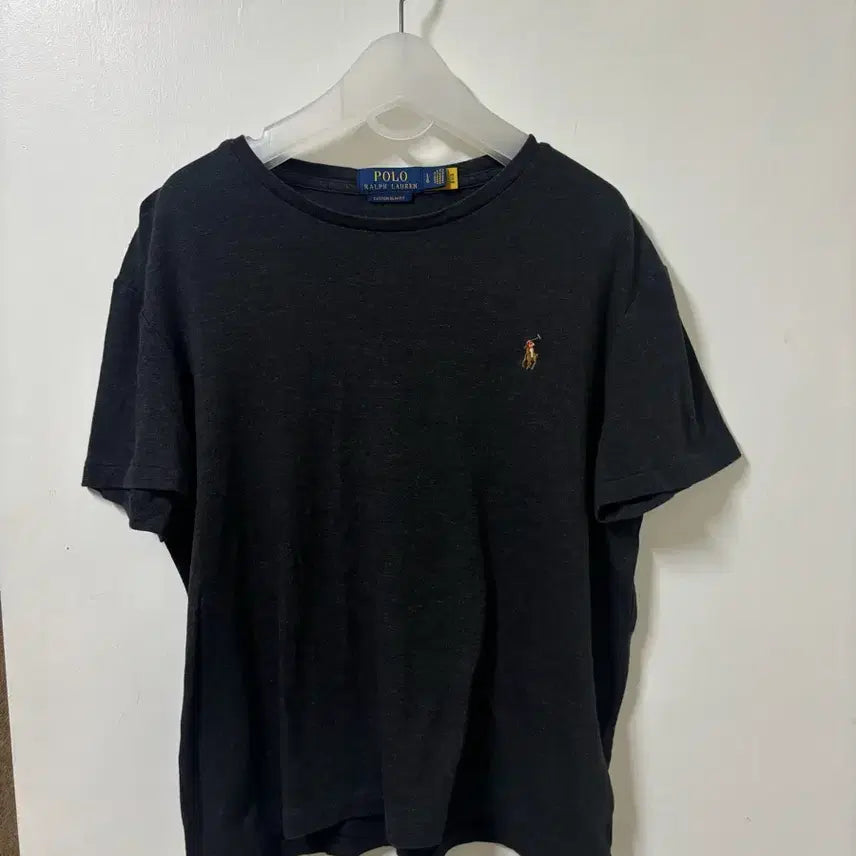 [BUNJANG] Polo Ralph Lauren Black Short Sleeve T-shirt / 폴로 랄프로렌 블랙 반팔 티셔츠 큐알정품