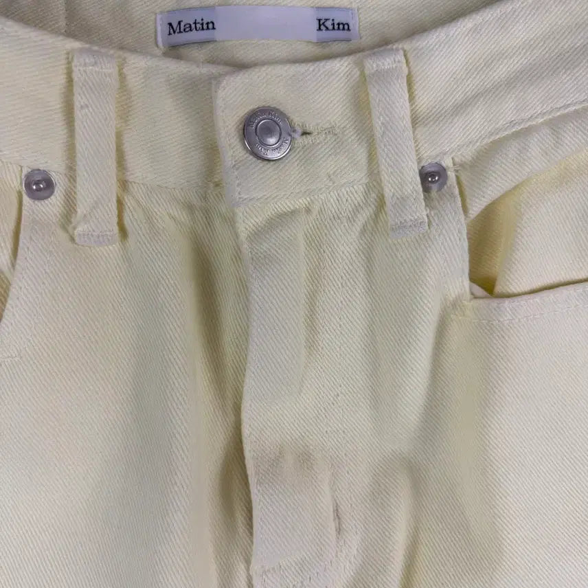 [BUNJANG] Martin Kim Cream Logo Denim S Jeans / 마틴킴 크림 로고 데님 S  상태 좋음