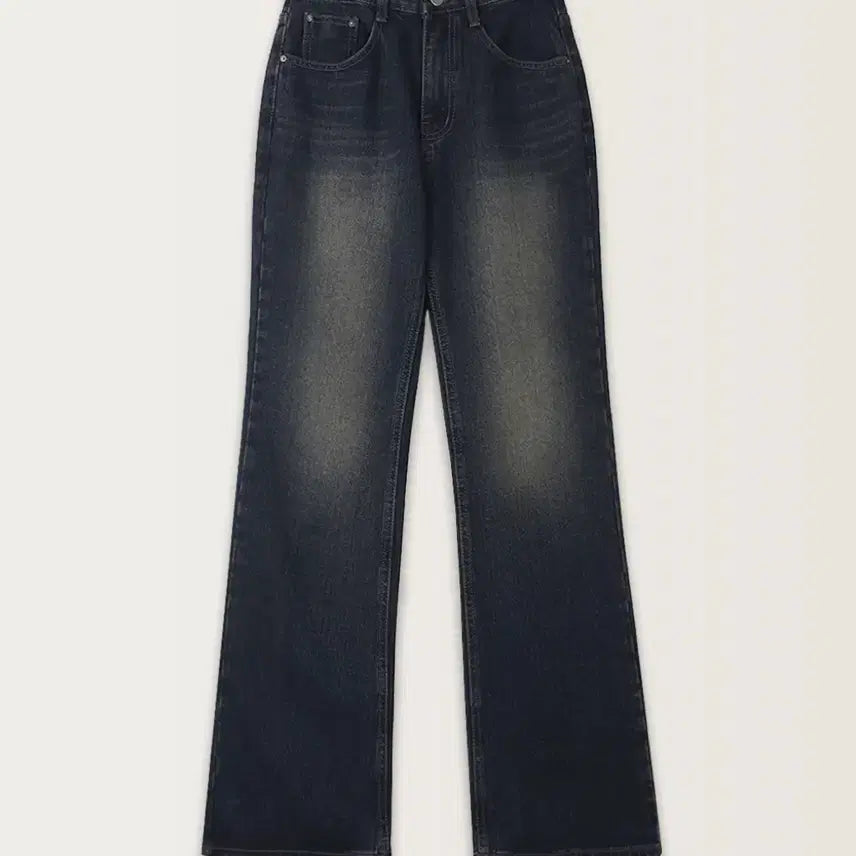 [BUNJANG] Slowand Hourmute Semi Bootcut Denim Pants Dark Indigo XS / [옷장정리]슬로우앤드 아워뮤트 세미부츠컷 데님팬츠 다크진청 XS