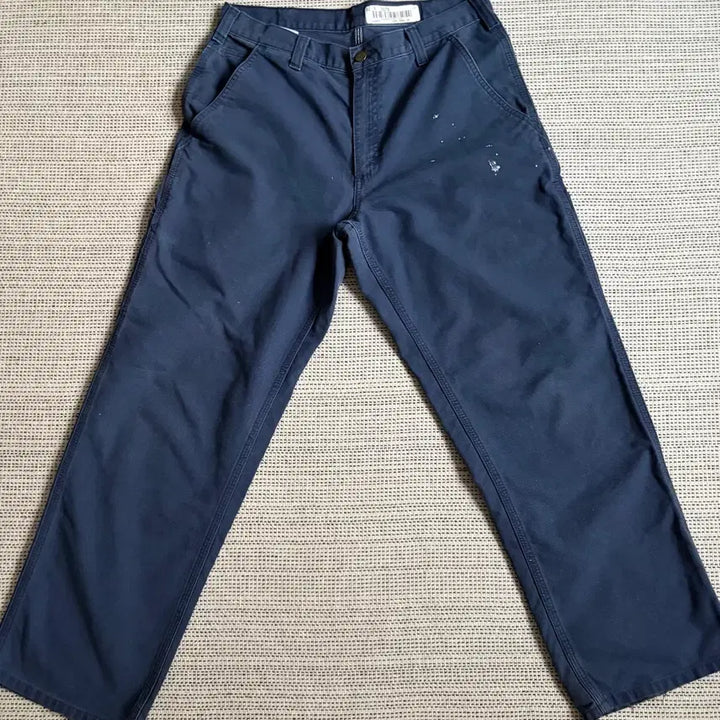 [BUNJANG] Carhartt Vintage Navy Carpenter Single Knee Work Pants / 칼하트 빈티지  네이비 카펜터 싱글니 워크 팬츠