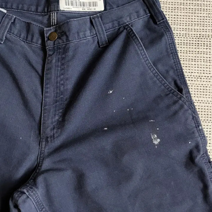 [BUNJANG] Carhartt Vintage Navy Carpenter Single Knee Work Pants / 칼하트 빈티지  네이비 카펜터 싱글니 워크 팬츠