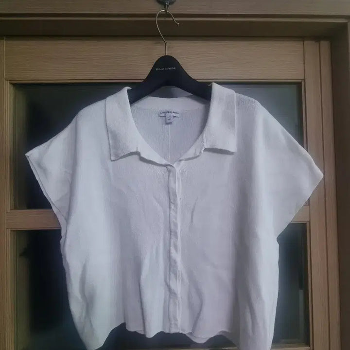 [BUNJANG] Calvin Klein Knit Short Sleeve Cardigan XL / ck니트 반팔 가디건XL