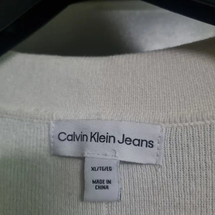 [BUNJANG] Calvin Klein Knit Short Sleeve Cardigan XL / ck니트 반팔 가디건XL