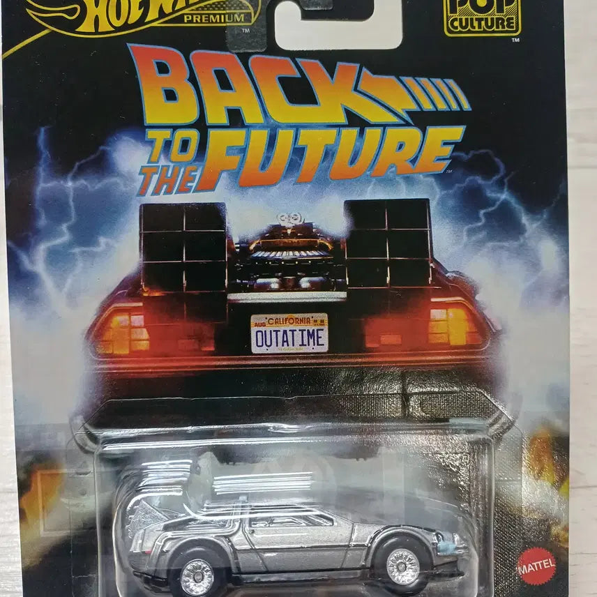 [BUNJANG] Hot Wheels Premium Back to the Future Time Machine (1st Gen) Diecast / 핫휠 프리미엄 백투더퓨처 타임머신 1세대 다이캐스트 희귀 미개봉 새상품