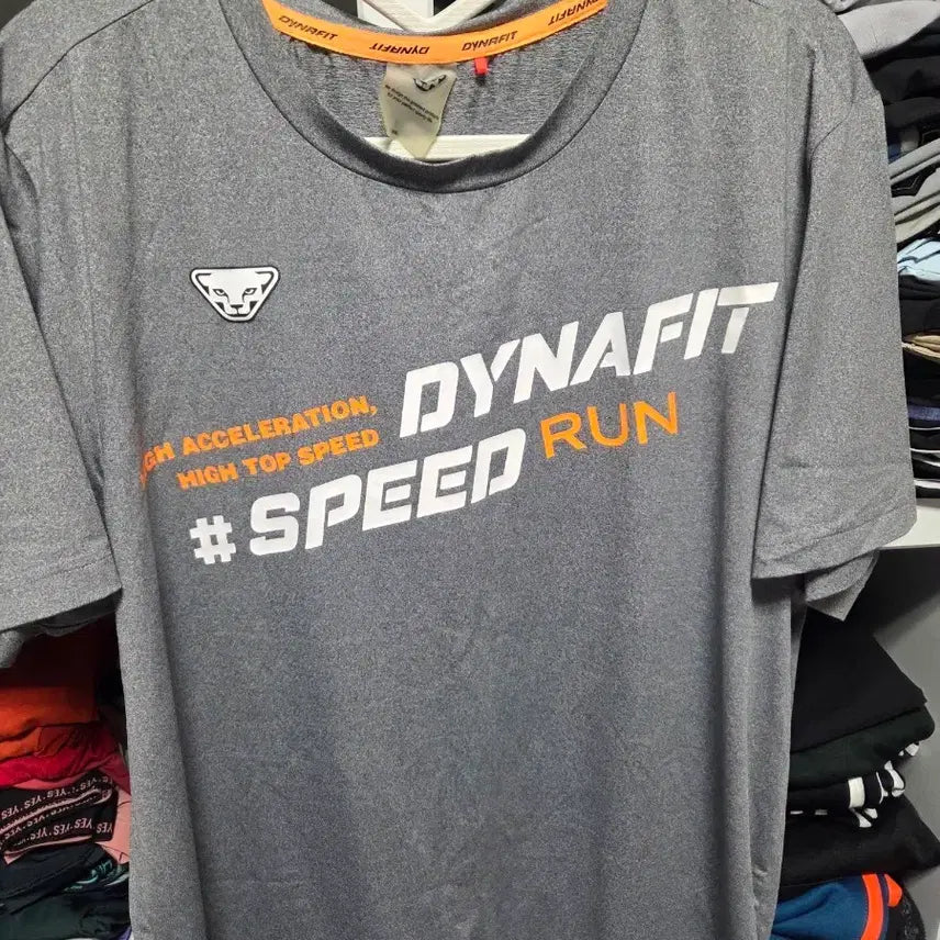 [BUNJANG] Dynafit Speed Run Short-Sleeve T-Shirt Gray 105 / 다이나핏 스피드런 반팔 티셔츠 그레이105