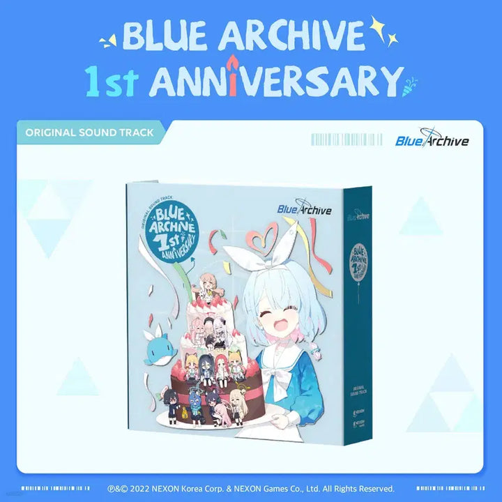 [BUNJANG] Blue Archive 1st Anniversary OST Sealed with POB Poster / 블루 아카이브 1주년 기념 OST (미개봉) 특전 포스터 포함
