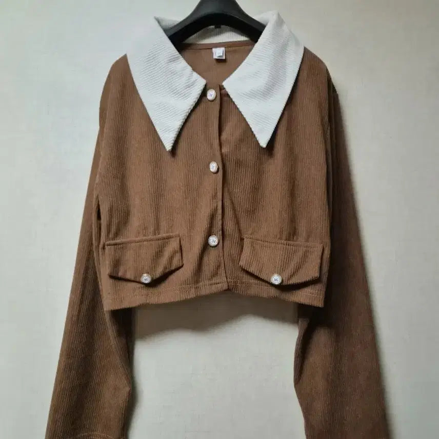 [SOLD OUT] 브라운 코듀로이 크롭 자켓 &amp; 롱 스커트 세트