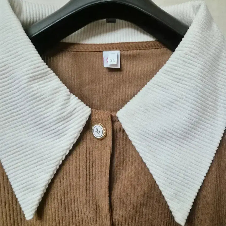 [SOLD OUT] 브라운 코듀로이 크롭 자켓 &amp; 롱 스커트 세트