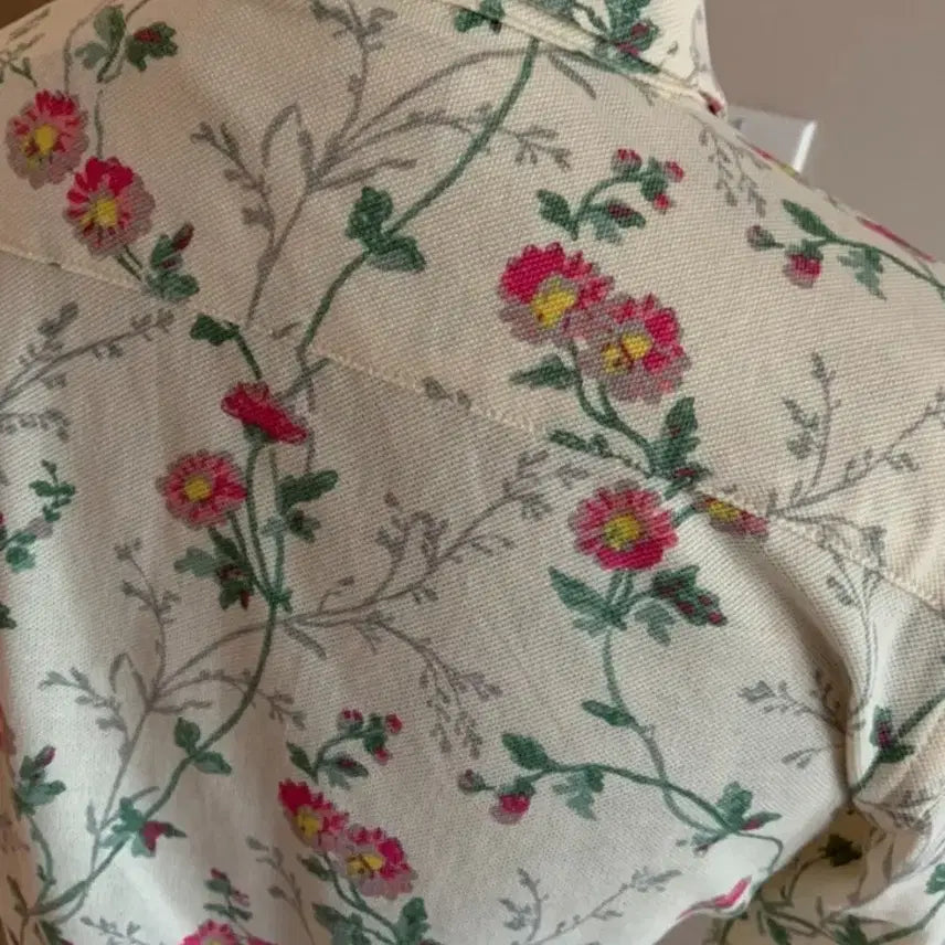 [BUNJANG] Polo Ralph Lauren Floral Print Shirt / 폴로랄프로렌 꽃무늬 셔츠