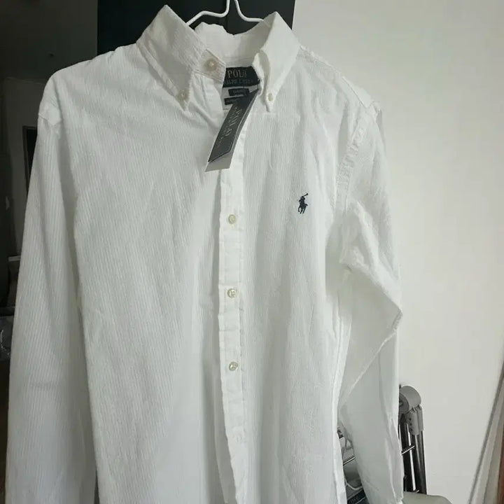 [BUNJANG] Polo Ralph Lauren Linen Classic Fit Shirt / 폴로 랄프로렌 화이트 클래식핏  린넨 셔츠 S(한국M)사이즈