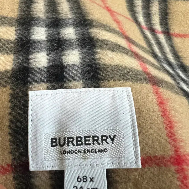 [BUNJANG] Burberry Cashmere Snood Neck Warmer / 버버리 캐시미어 스누드 넥워머 68x24