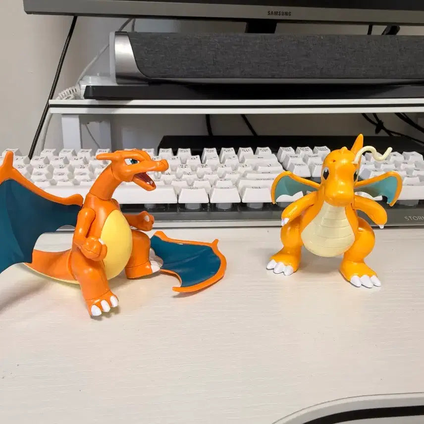 [BUNJANG] Charizard &amp; Dragonite Plastic Model Kit / 리자몽 망나뇽 프라모델