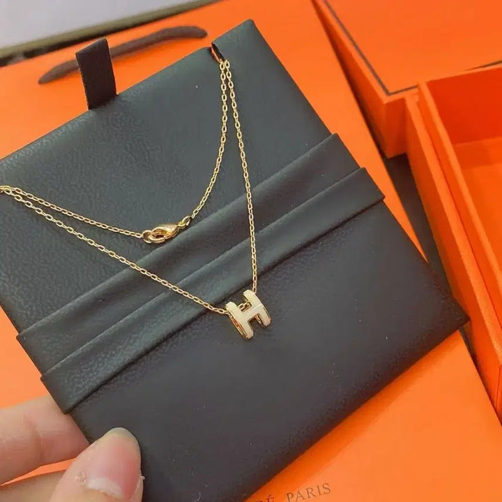 [SOLD OUT] 에르메스 H자 펜던트 목걸이