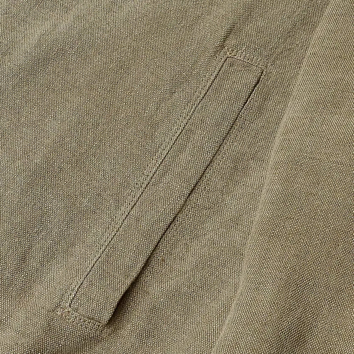 [BUNJANG] Montedoro Lino Linen Italian Trucker Jacket / 몬테도로 [Montedoro] 리노 린넨 이태리 슬로웨어 트러커 자켓