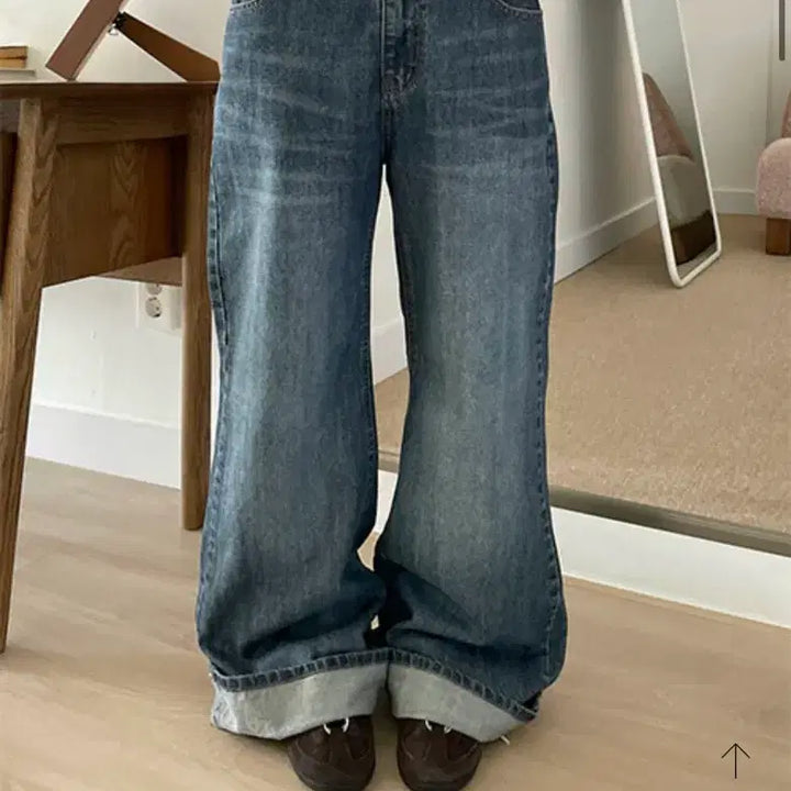 [BUNJANG] Mirit Market Loose Bootcut Denim S / [새상품]미릿마켓 루즈 부츠컷 데님 S