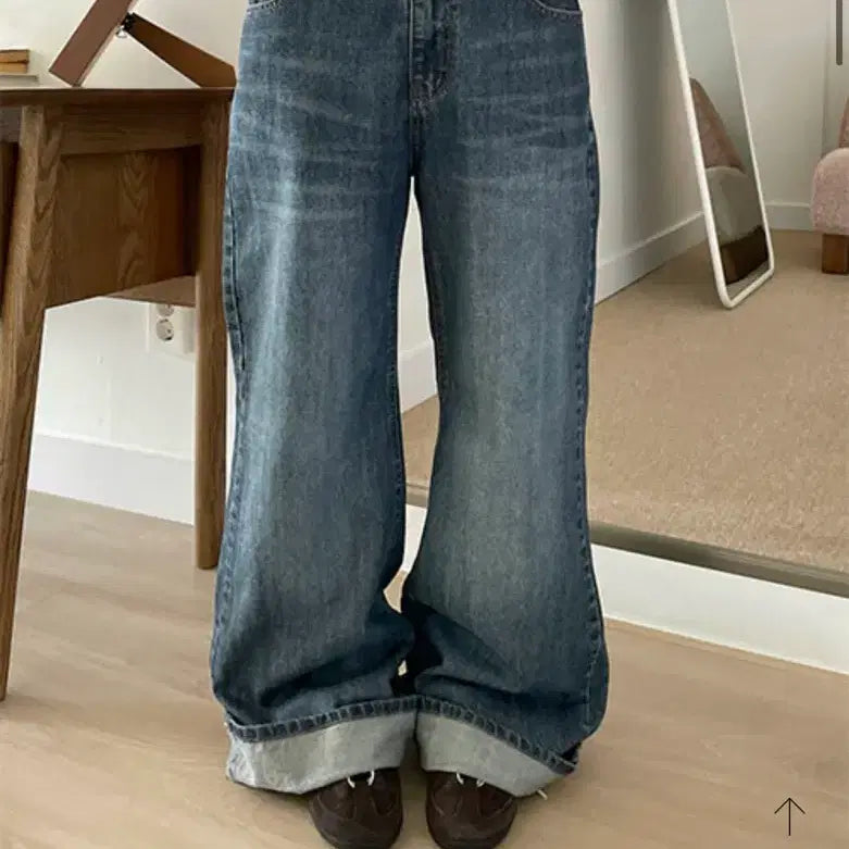 [BUNJANG] Mirit Market Loose Bootcut Denim S / [새상품]미릿마켓 루즈 부츠컷 데님 S