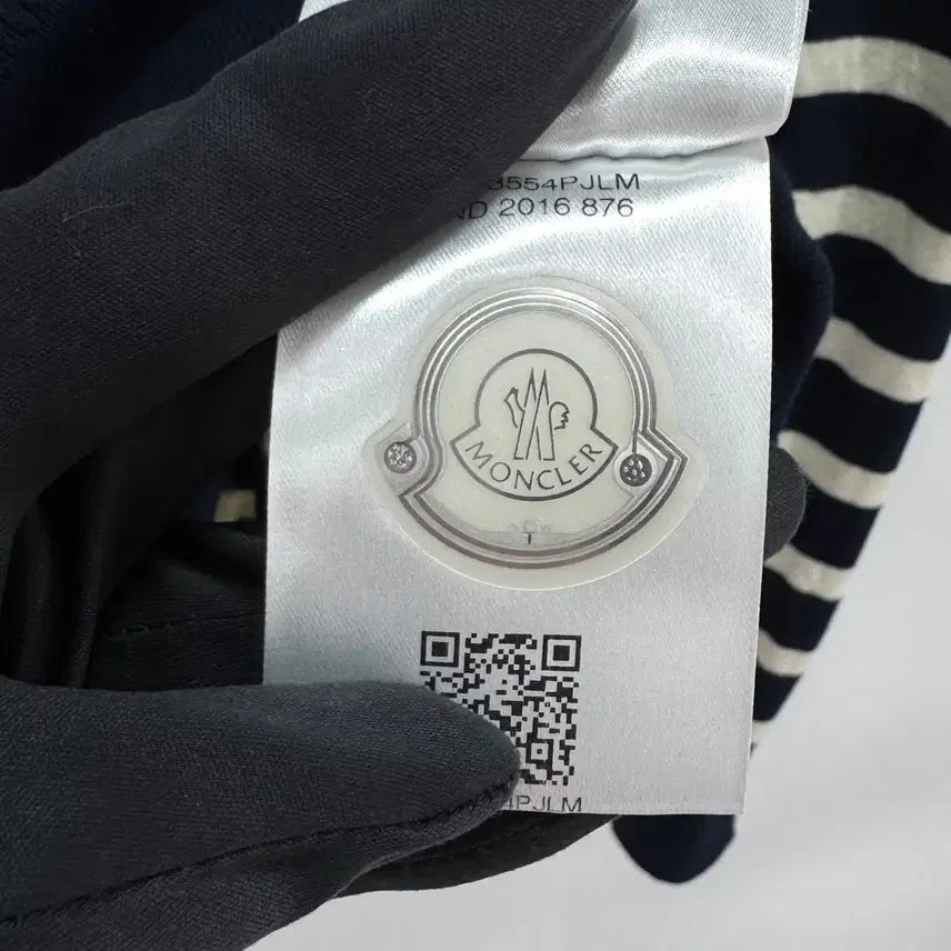 [BUNJANG] Moncler Striped Knit Sweater Navy / [XL사이즈] 몽클레어 스트라이프 니트 네이비