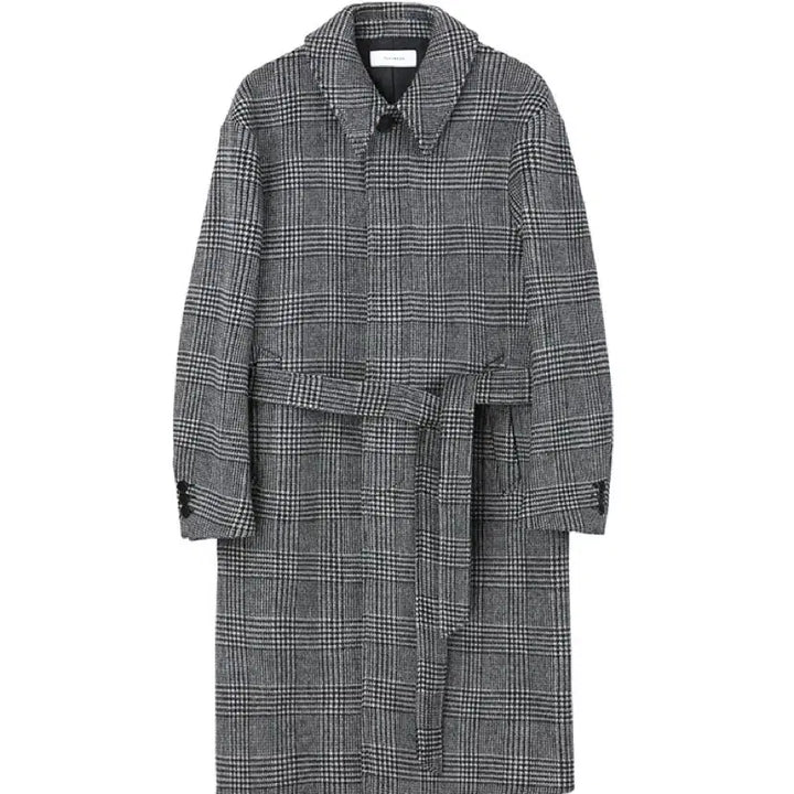[BUNJANG] Toni Wek Signature Check Mac Coat / 토니웩 시그니처 체크 맥코트 발마칸코트