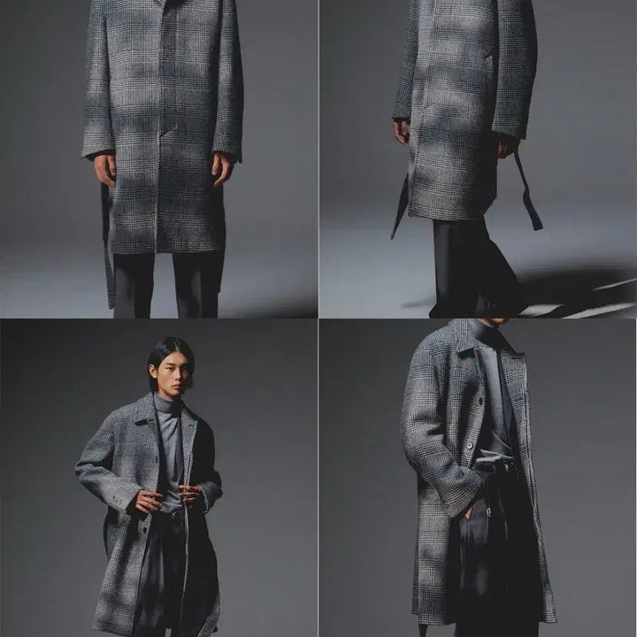 [BUNJANG] Toni Wek Signature Check Mac Coat / 토니웩 시그니처 체크 맥코트 발마칸코트