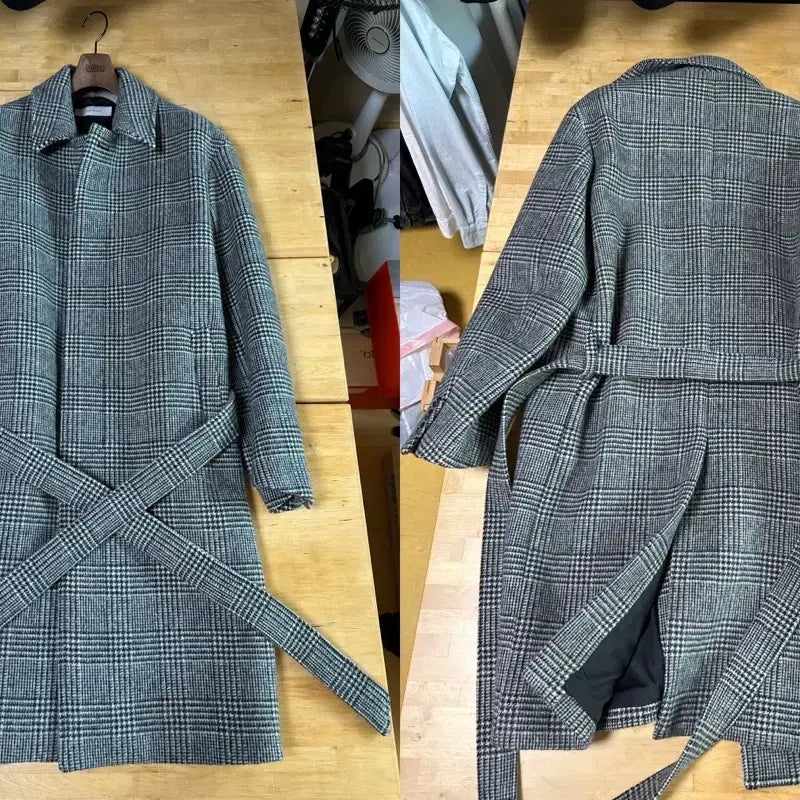 [BUNJANG] Toni Wek Signature Check Mac Coat / 토니웩 시그니처 체크 맥코트 발마칸코트