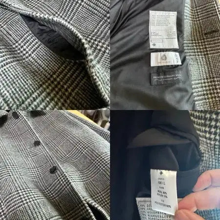 [BUNJANG] Toni Wek Signature Check Mac Coat / 토니웩 시그니처 체크 맥코트 발마칸코트