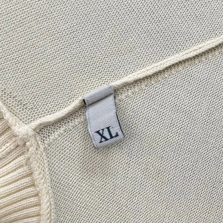 [BUNJANG] Moncler Striped Knit Sweater / [XL사이즈] 몽클레어 스트라이프 니트 아이보리