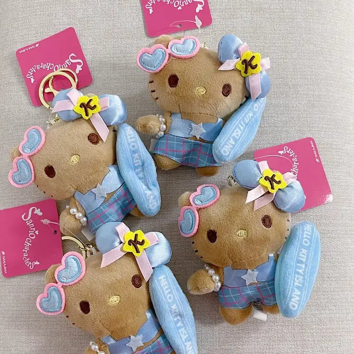 [BUNJANG] Hello Kitty Surfing Tanning Kitty Bag Charm / 헬로키티 태닝키티 서핑 가방키링 가방꾸미기 가꾸 백꾸 인형키링