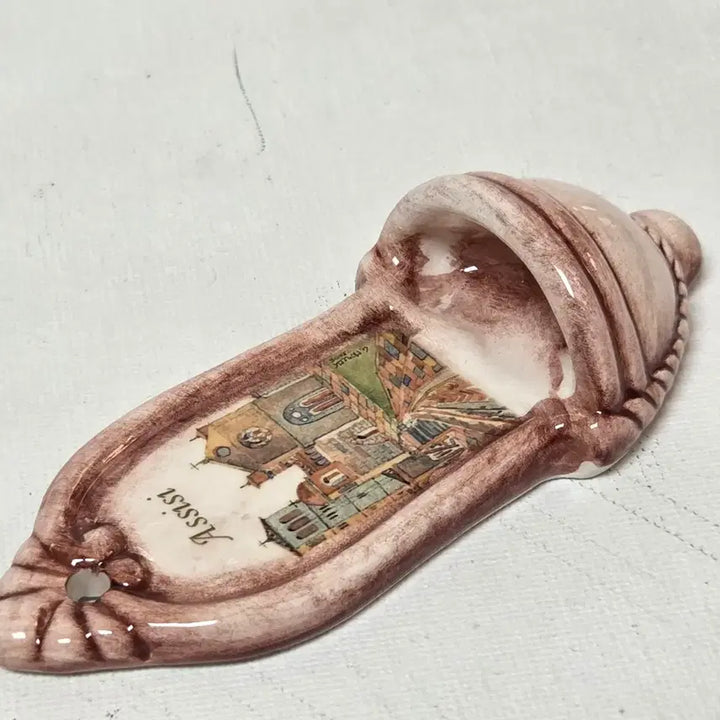 [BUNJANG] Imported Ceramic Holy Water Font with Cross / 수입 도자기 성물 아시시 가톨릭 성수대 성수대 십자가