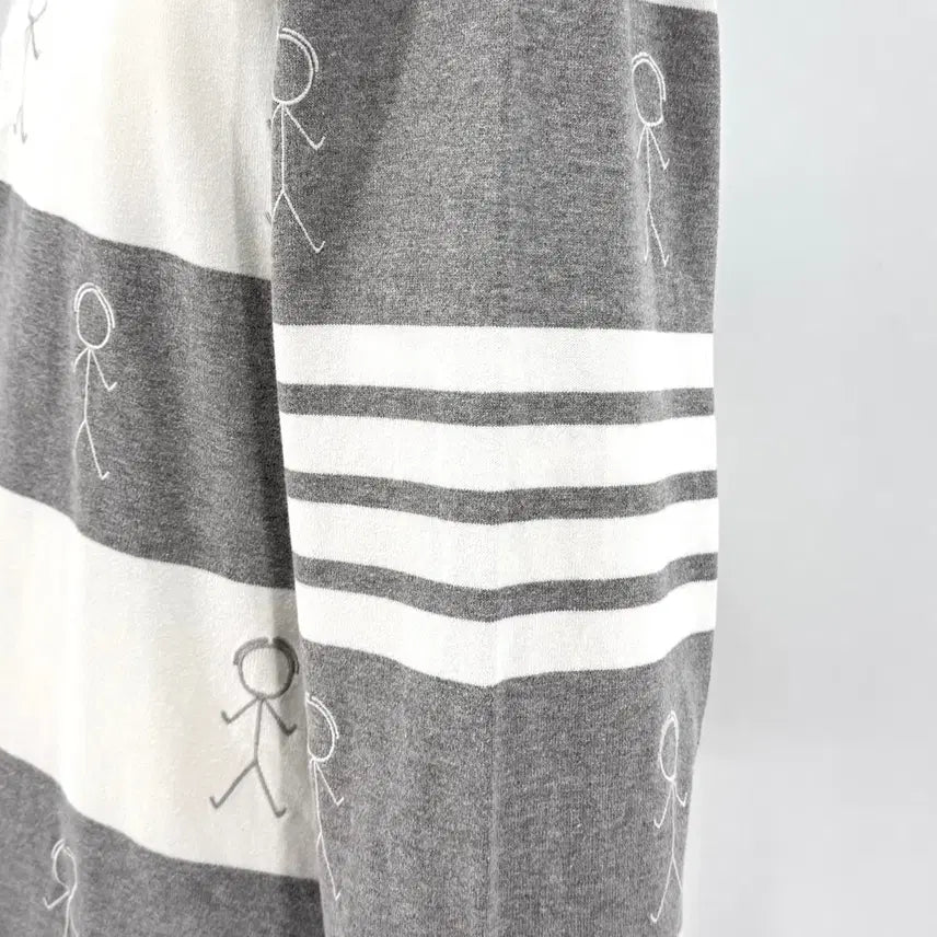 [BUNJANG] Thom Browne PK Long Sleeve Polo Shirt / [4사이즈] 톰브라운 사선 PK 긴팔 카라티 티셔츠 (MJP073E)