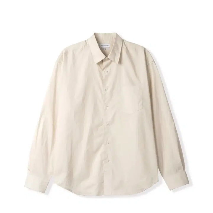 [BUNJANG] Steady Every Wear Light Relaxed Shirt Cream / [3] 스테디에브리웨어(sew) 라이트 릴렉스드 셔츠 크림