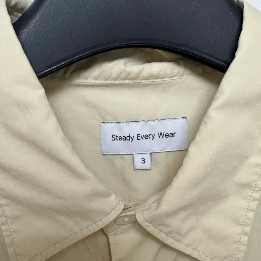 [BUNJANG] Steady Every Wear Light Relaxed Shirt Cream / [3] 스테디에브리웨어(sew) 라이트 릴렉스드 셔츠 크림