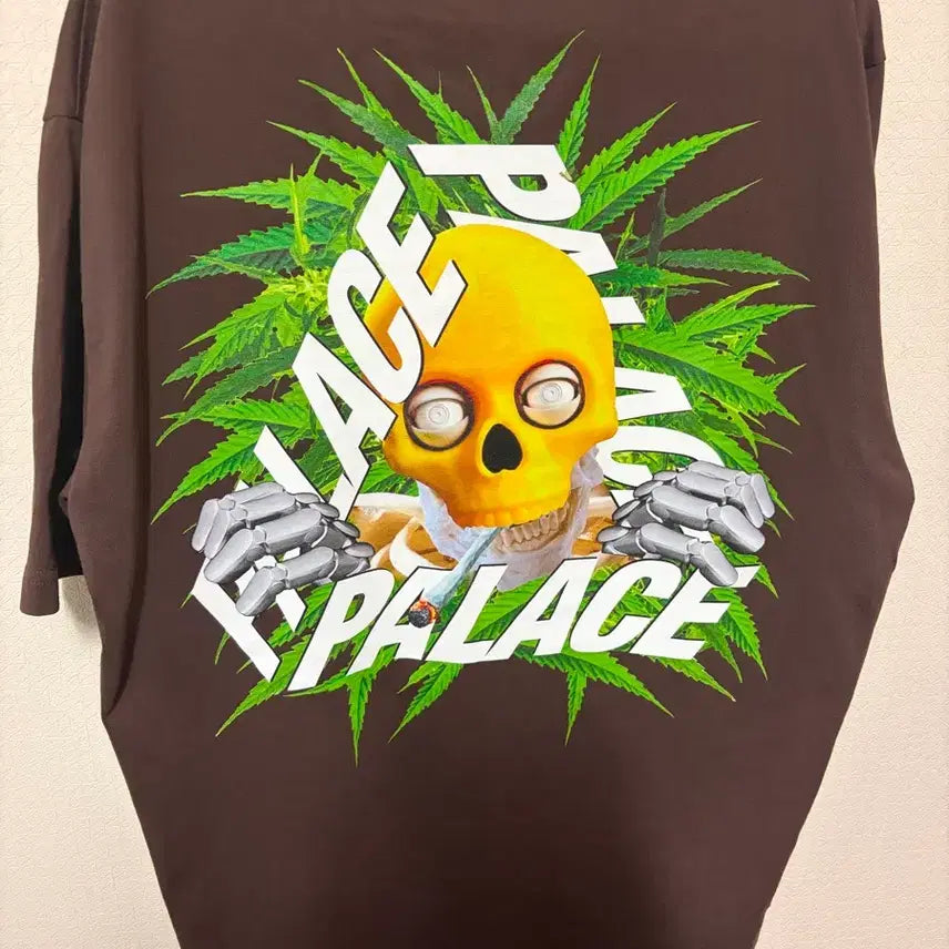 [BUNJANG] Palace Baked P-3 Brown T-Shirt / 팔라스 반팔 팔라스 베이크드 P-3 브라운 티셔츠