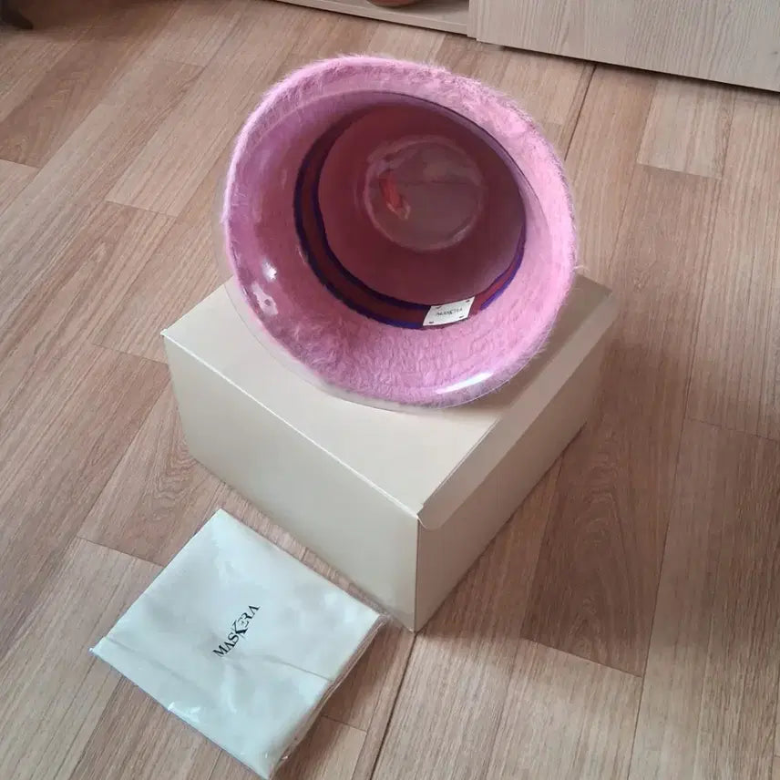 [BUNJANG] Maschera Pastel Pink Bucket Hat / 마스케라 버킷햇