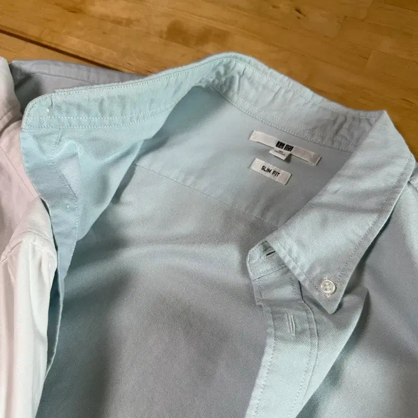 [BUNJANG] Uniqlo Oxford &amp; Flannel Button-Down Shirts Bundle Set / 유니클로 셔츠 3종 버튼다운 옥스포드 플란넬
