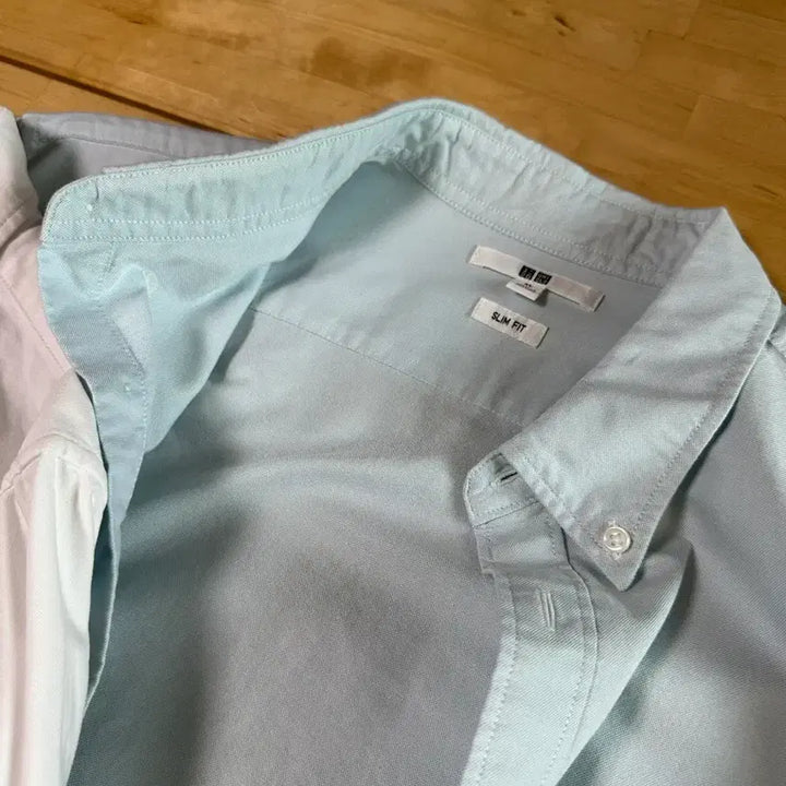 [BUNJANG] Uniqlo Oxford &amp; Flannel Button-Down Shirts Bundle Set / 유니클로 셔츠 3종 버튼다운 옥스포드 플란넬