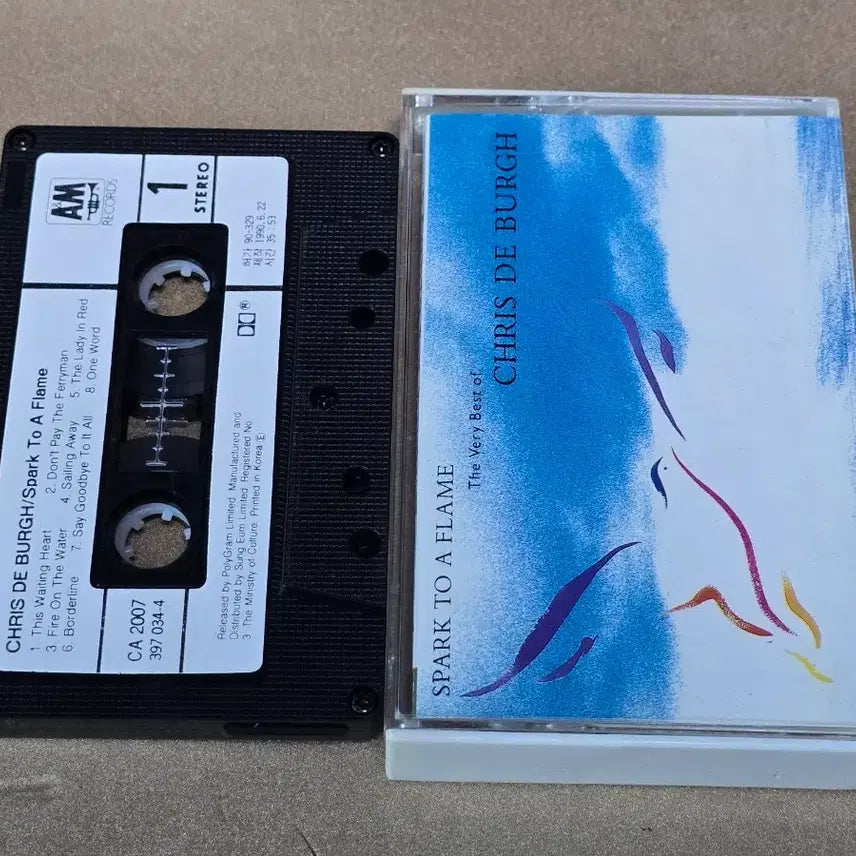 [BUNJANG] Chris de Burgh Best Album Spark To A Flame Cassette Tape / 크리스 드 버그 카세트 테이프 음반