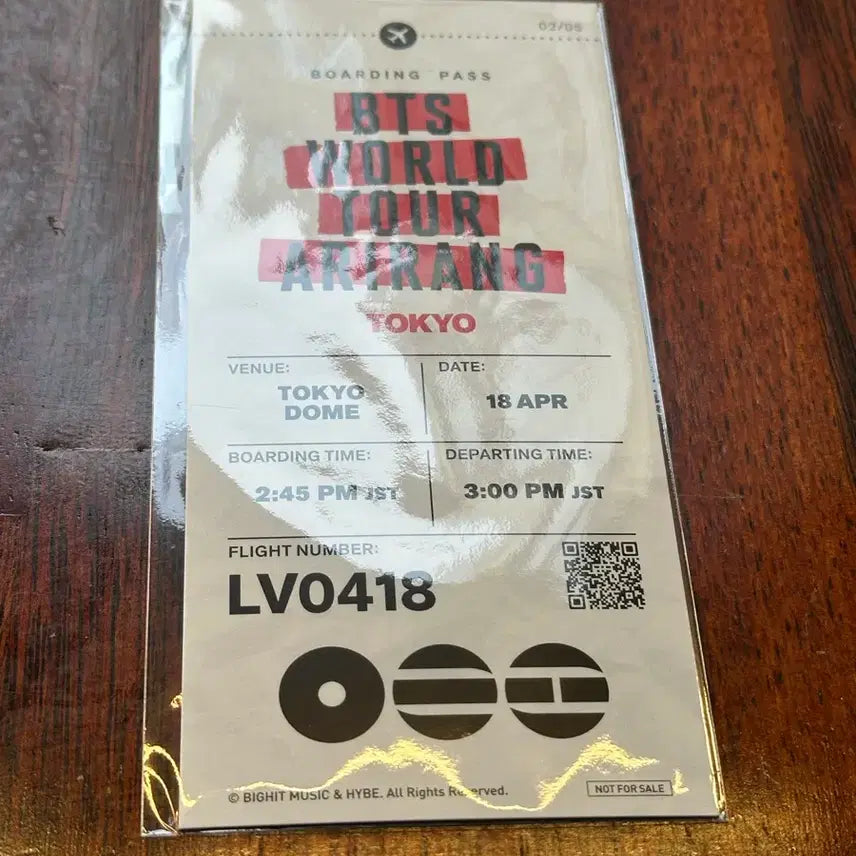 [SOLD OUT] bts 아리랑 일본 라이브뷰잉 특전 (4/18)