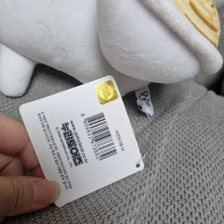 [BUNJANG] Ddamgomi Ramen Bowl M Medium Plush Doll / 담곰이 라면한사발 M 중형인형